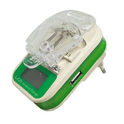 Зарядний пристрій Жабка з Lcd екраном USB