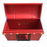 Ящик для піску та реагентів Litolan 320 л пластиковий з дозатором 113*52*76 см, фото 2
