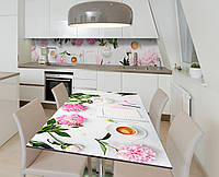 Наклейка 3Д виниловая на стол Zatarga «С нового листа» 650х1200 мм для домов, квартир, столов, кофейн, кафе