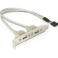 Планка розширення KINGDA B00103 USB 2.0, на задню панель, 2 порти