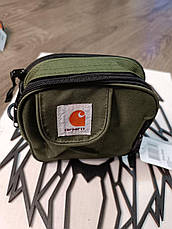 Сумка через плече Месенджер Барсетка Carhartt Кархарт Хакі, фото 5