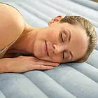 Одномісне надувне ліжко 191 x 99 x 33 см із вбудованим електричним насосом Intex 67766 Сірий, фото 4