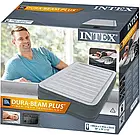 Одномісне надувне ліжко 191 x 99 x 33 см із вбудованим електричним насосом Intex 67766 Сірий, фото 8