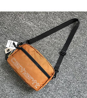 Сумка через плече Месенджер Барсетка Carhartt Кархарт прямокутна хакі No4019, фото 1