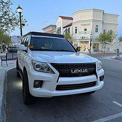 Решітка радіатора Lexus LX 570 (12-15) тюнінг обвіс стиль TRD