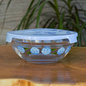 Судочки скляні з пластиковими кришками 5 шт., фото 2