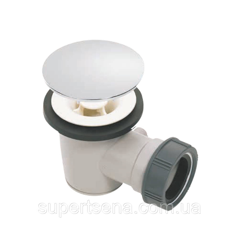 Сифон для душового піддону Tourbillon Ø50мм із адаптером Ø40/50мм WIRQUIN (9544120)