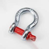 Трос буксирувальний Lesko 10т 3м Скоба-Скоба нейлоновий трос 9 шт., фото 2