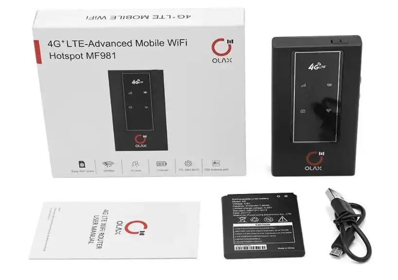 Комплект Панельная антена + WIFI-роутер: Панельная антена MIMO Marketnet T800, Wi-Fi роутер OLAX MF981 - фото 9 - id-p2074488200