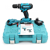 Акуляторный шуруповерт ударный Makita 550DWE (24 В,4Ач) увеличенный набор инструментов в кейсе