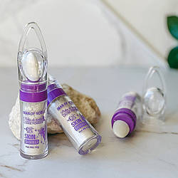 Мерехтливий Хайлайтер Спаркл для обличчя тіла та волосся Highlight Powder Stick Iman of noble Синій дизайн