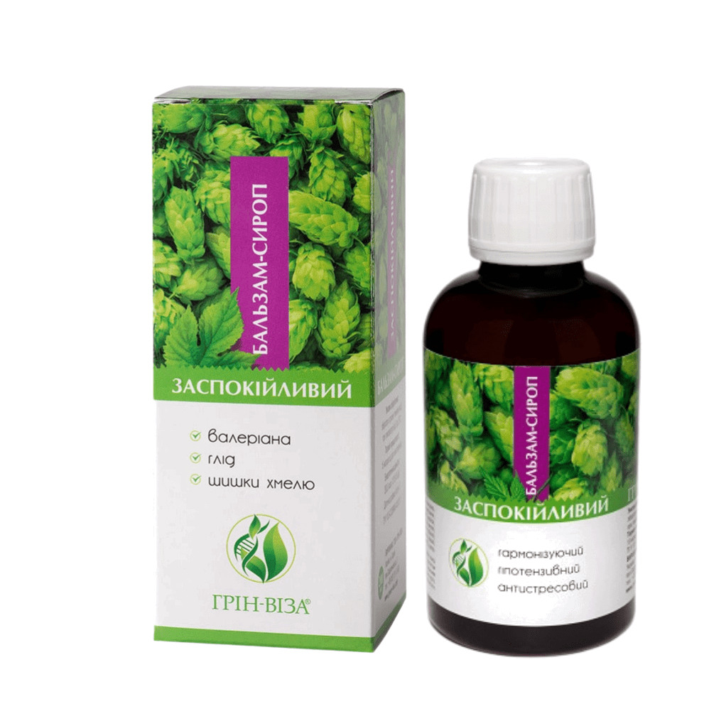 Бальзам-сироп заспокійливий Грін-Віза 200 мл