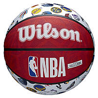 Мяч баскетбольный Wilson NBA All Team Outdoor Size 7 хит