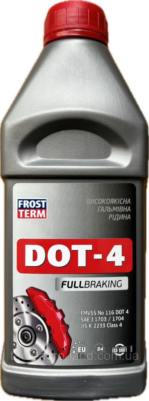 Гальмівна рідина ДОТ-4 Frostterm 1л