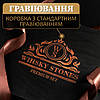 Подарунковий набір 6 склянок для віскі та стеатитовим камінням для охолодження віскі. 6 шт. склянок Bohemia Diamond 280 мл, фото 3