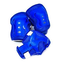 Багатофункціональний комплект "Ролики 1169668381" Power Champs Blue із захистом і шоломом розм. 34-37 (синій), фото 4