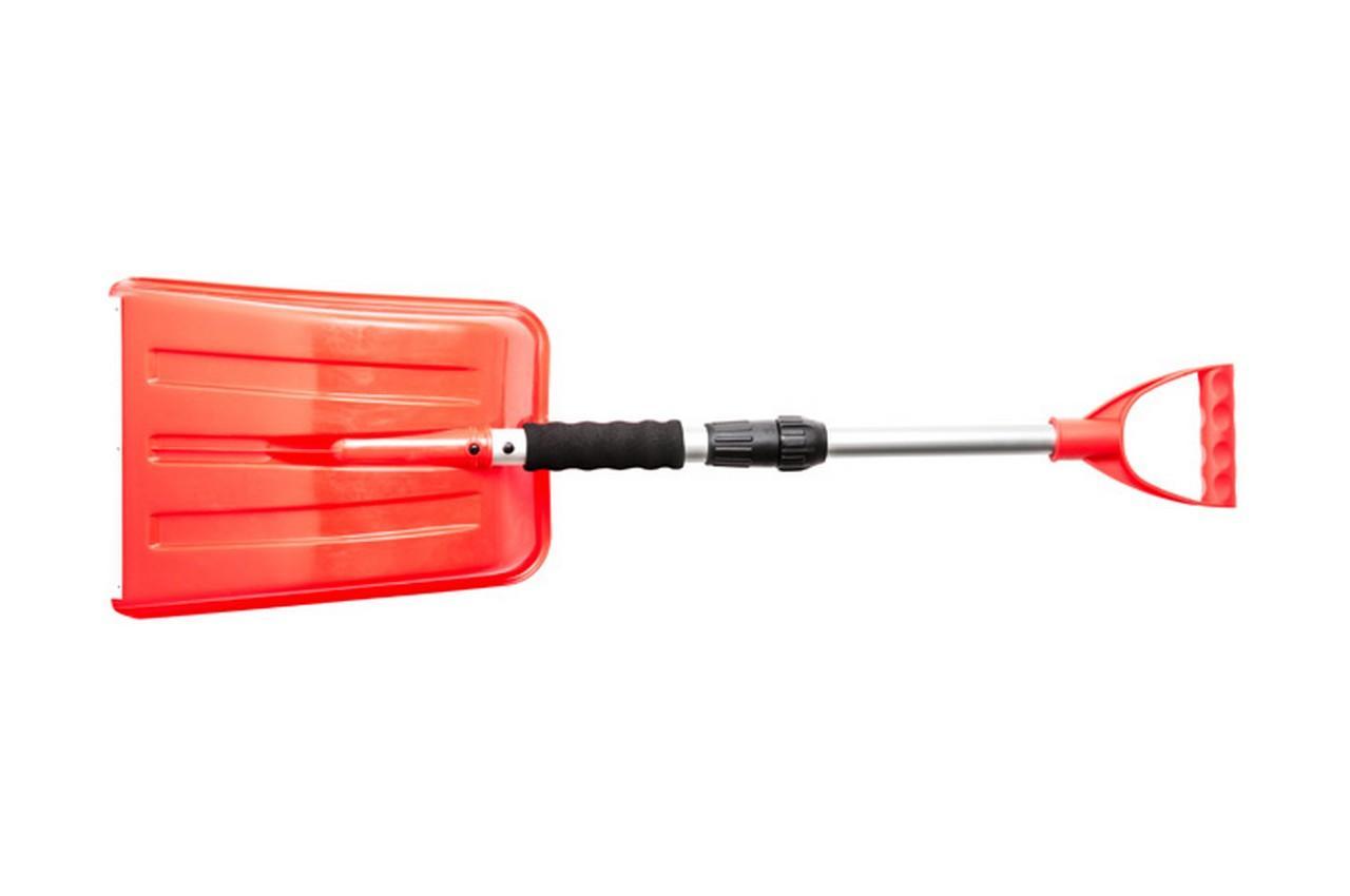 Лопата для снігу автомобільна Intertool 680-870 мм телескоп (AT-0132), фото 1