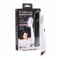 Триммер для лица и тела женский Flawless Dermaplane GLO