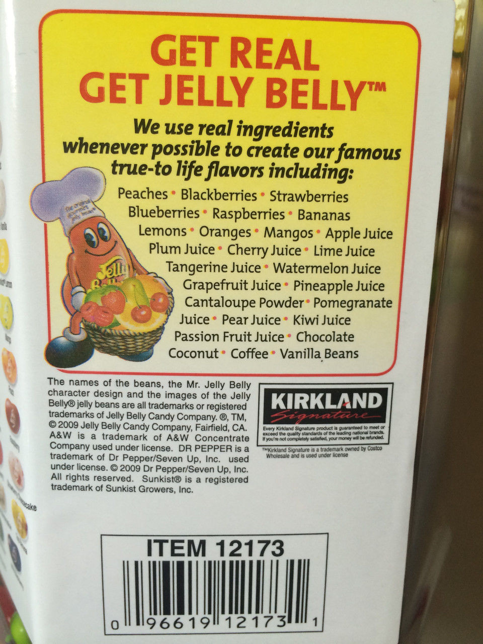 Цукерки Jelly Belly 49 смаків Kirkland на вагу 100 грам - фото 3 - id-p374944379