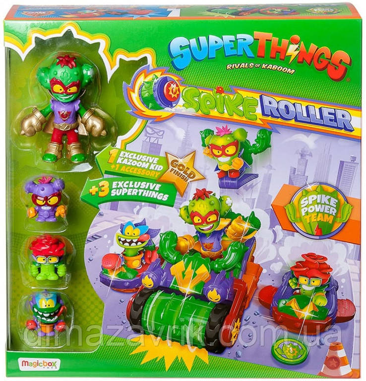 Ігровий набір SuperThings Kazoom kids Спайк-ролер Кактус Супер Вещи