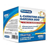 Жиросжигатель Quamtrax L-Сarnitine 2500+ Garcinia 500 20x25 ml (Orange)