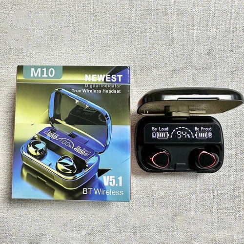 Беспроводные наушники NEWEST True Wireless M10 Bluetooth V5.3 Black (ID ...