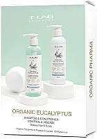 Набор по уходу за жирными волосами - T-Lab Professional Organics Organic Eucalyptus (shm/250ml + cond/250ml)