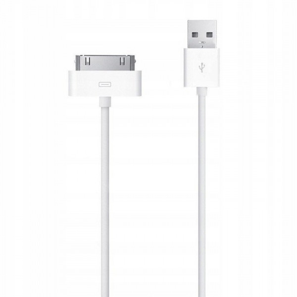Кабель USB — Apple 30-pin (M/M), iPhone 4/4s, 1 м, White (2000985543033)
