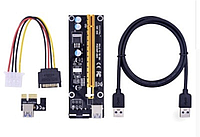 Riser Райзер 006 PCI-E 1X to 16X - Molex