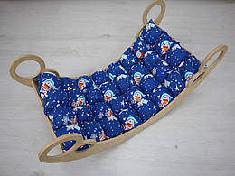 Дитяча гойдалка балансир з матрацом Космонавт