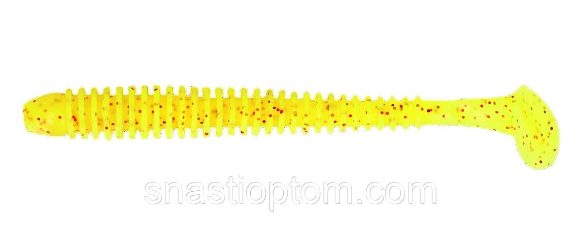 Силіконова приманка рибальська, ZEOX Trigger Shad Tail, довжина 3,4 дюймів, 6шт/уп, колір №006 CRF