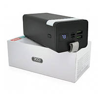 PowerBank XO PR130-40000mAh, Input:Micro/Type-C, Output:2USB+Type-C, QC22.5W/PD20W, Black