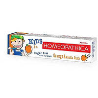 Зубная паста ASTERA HOMEOPATHICA KIDS 4+ Апельсиново-ванильный прилив 50 мл, Aroma Cosmetics