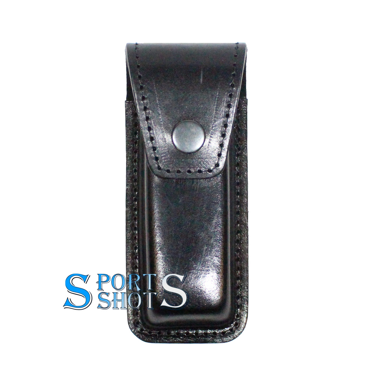 Чохол для складаного ножа з кнопкою XL (шкіра, чорний) JGR