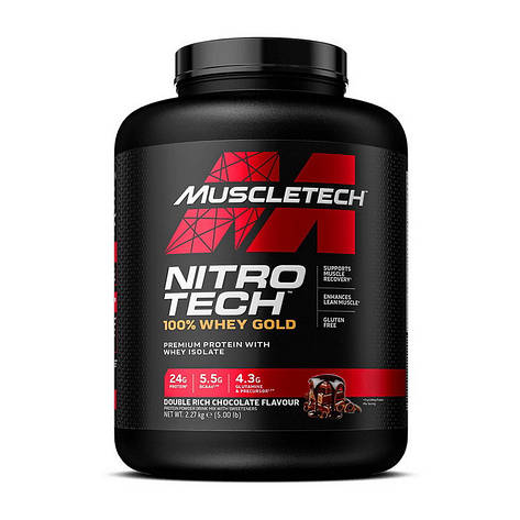 Nitro Tech 100% Whey Gold (2.27 kg, cookies & cream), фото 1