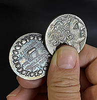 Сувенир монета Тетрадрахма Митридата VI Евпатор Дионисий (Mithridates, Высокорожденный)