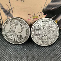 Сувенир монета Великобритания 6 пенсов, 1787 Король Георг III