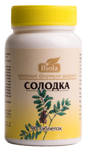 Солодка 90таблеток Біола