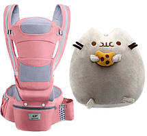 Хіпсит Ерго-рюкзак кенгуру-переноска та іграшка кіт з Печивем Пушин кет Baby Carrier 6 в 1 Pi NC, код: 7595576