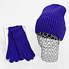 Комплект жіночий зимовий ангора з вовною на флісі (шапка+шарф+рукавички) ODYSSEY 56-58 см різнокольоровий 12807 - 1293 - 4093, фото 2