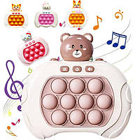 Музичний Pop it силіконовий електронний, іграшка поп іт, гра антистрес, мікс видів та кольорів (GD6648)