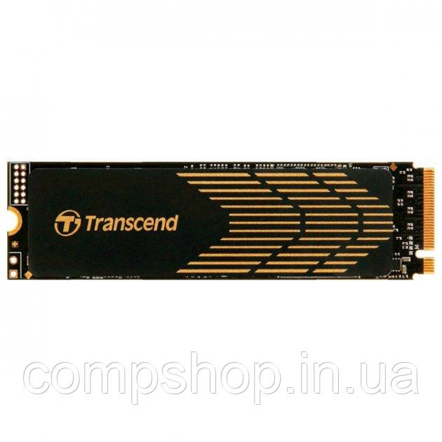 Твердотільний диск M.2   500GB  Transcend 245S (PCIe Gen4 x4, 3D NAND, 4800/4000 MB/s, 2млн.год. (MTBF), 300