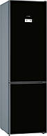 Холодильник Bosch KGN39LB316 з нижньою мороз. камерою — 203x60x66/366 л/No-Frost/А++/чорне скло (KGN39LB316)