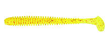 Силіконова приманка на хижу рибу, ZEOX Trigger Shad Tail, довжина 3,4 дюймів, 6шт/уп, колір №006 CRF
