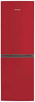 SNAIGE Холодильник с нижн. мороз., 185x60х65, холод.отд.-214л, мороз.отд.-88л, 2дв., A++, ST, красный