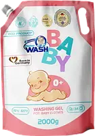 Doctor Wash Гель для прання 2000 г дитячого одягу Doctor Wash Baby (DOYPACK)