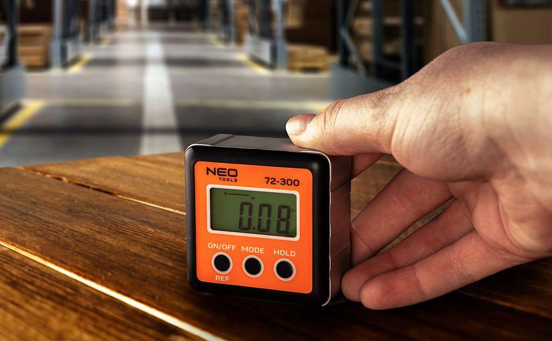 Neo Tools Угломер, ±0.1град, 4 единицы измерений, магнит - фото 2 - id-p2074687330
