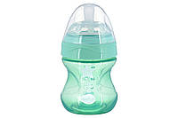 Nuvita Детская бутылочка 6012 Mimic Cool 150мл 0+ Антиколиковая зеленая