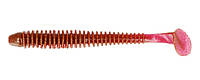 Приманка силиконовая на хищника, ZEOX Trigger Shad Tail, длина 2,2 дюймов, 10шт/уп, цвет №002 UV