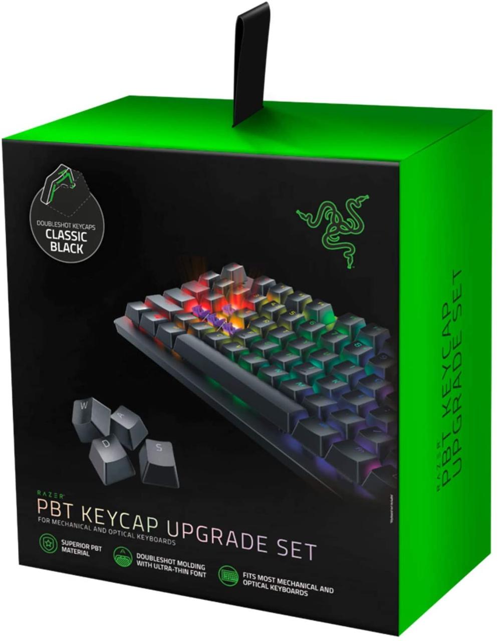 Razer Набор кейкапов для клавиатуры PBT Keycap Upgrade Set - Classic 120шт. Black - фото 6 - id-p2074697814